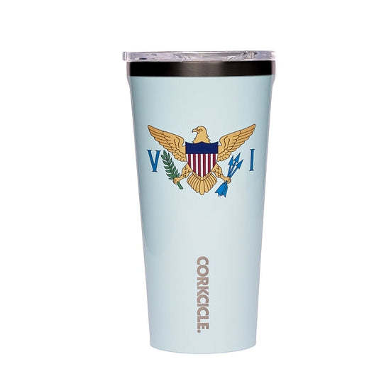 Light Blue Trident Tumbler