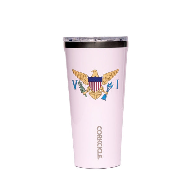 Light Pink Trident Tumbler