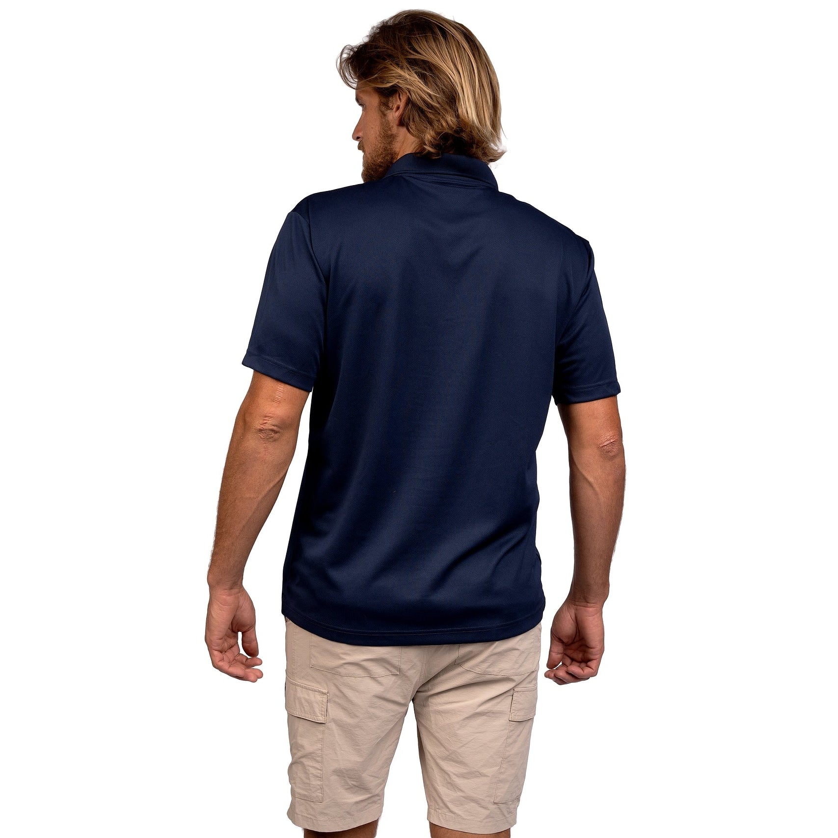 Navy Blue Trident Polo