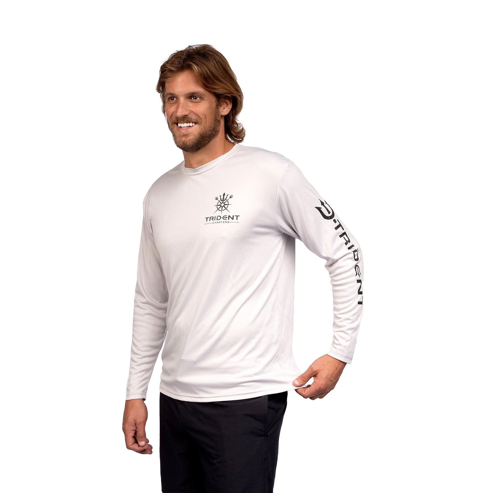 Silver Trident Long Sleeve